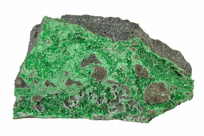 Green Uvarovite (Garnet Group) Cluster - Russia #252793
